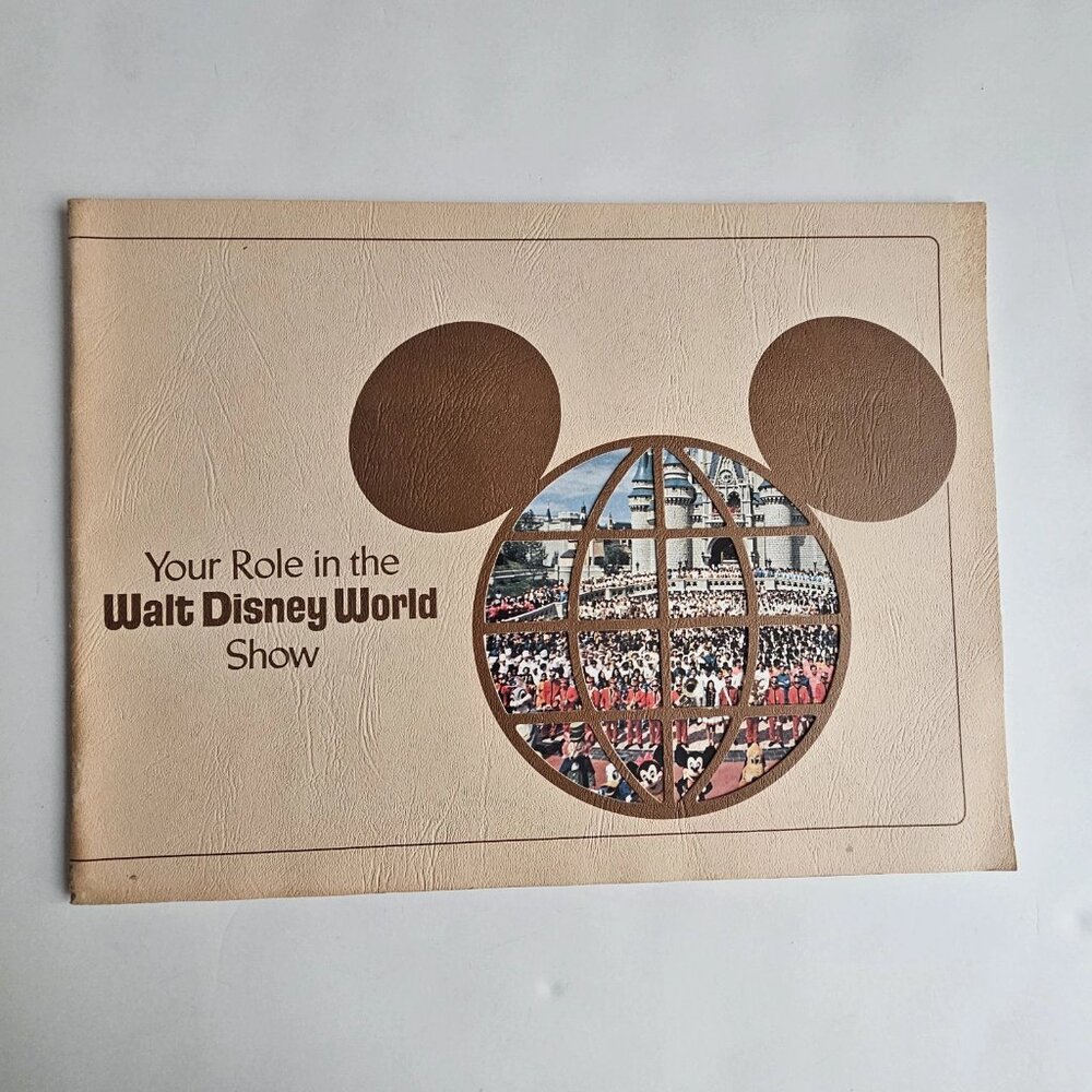 Disney Productions Brochure Book Your Role In The Walt Disney World Show 1975